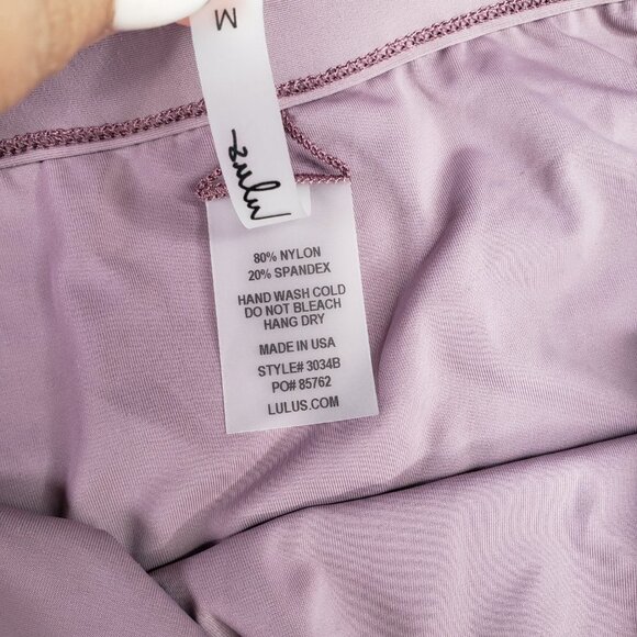 Lulus Feeling Beach-y‎ Dusty Purple Bikini Bottom M High Waist - Picture 6 of 10